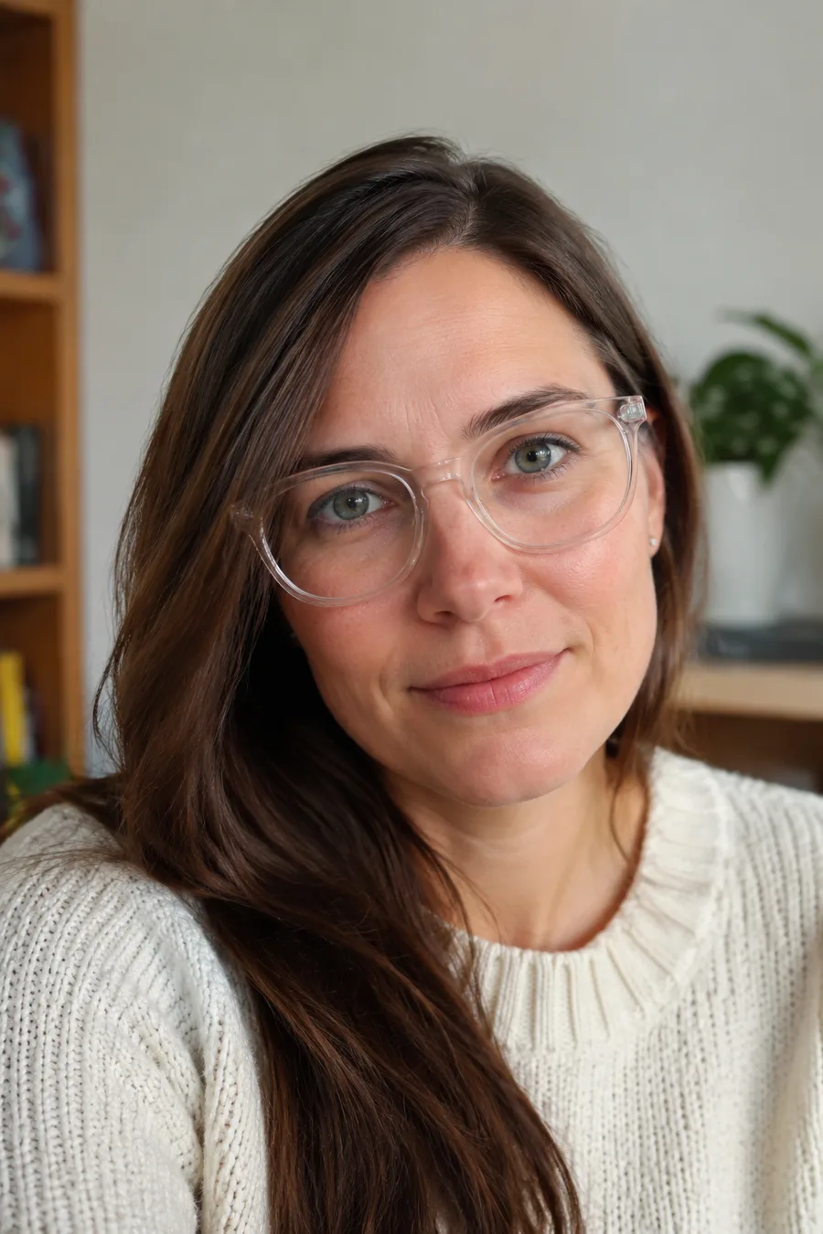 Eyeglasses glare cleanup